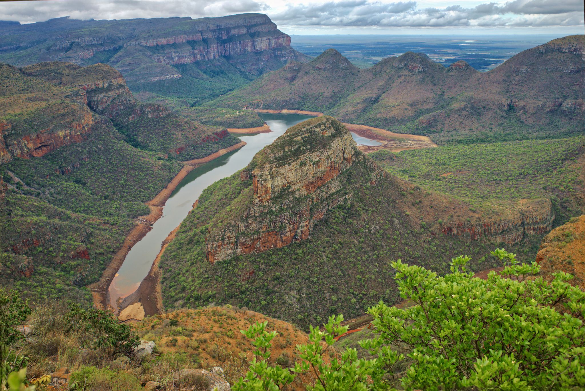 Blyde River Canyon mit dem aufgestauten unteren Blyde River
